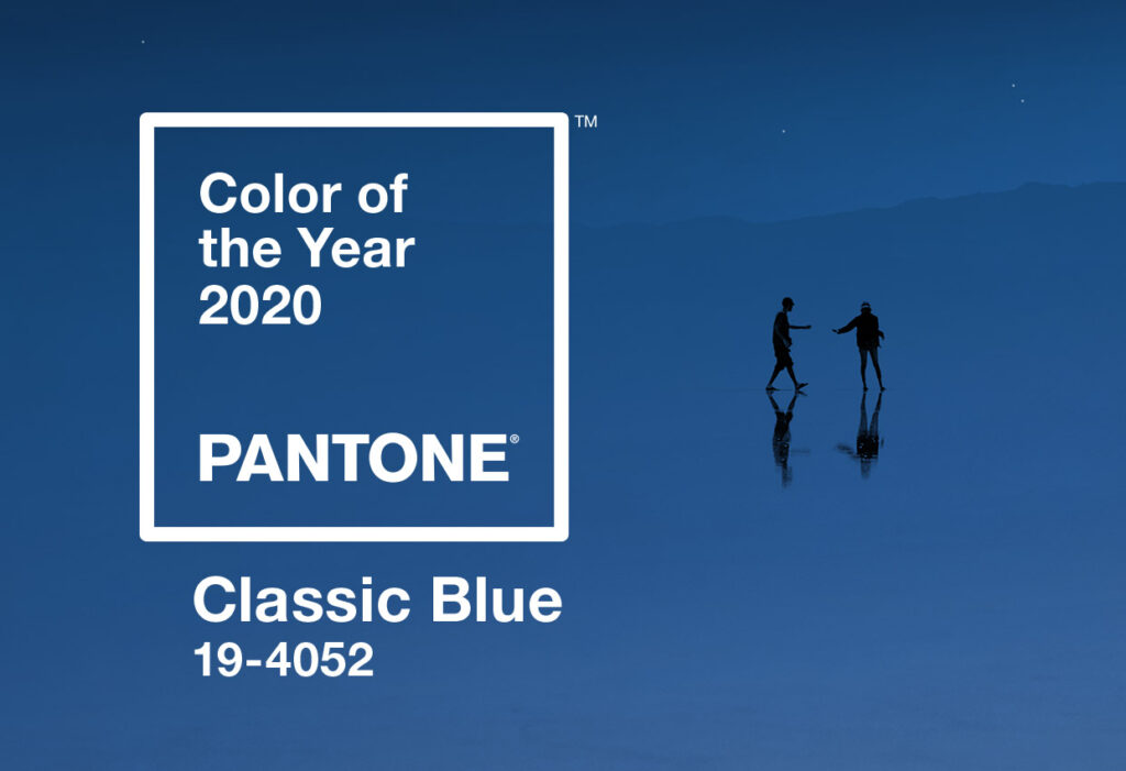 O que está por trás da cor do ano?, Cor do ano 2020, Classic Blue, Cor do ano Pantone