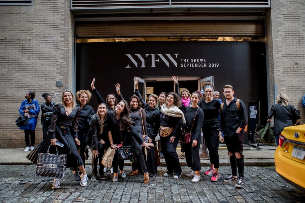 NY Fashion tour, Crivorot Scigliano, semana de moda de nova York, desfiles da semana de moda, curso de moda, curso de moda em Nova York